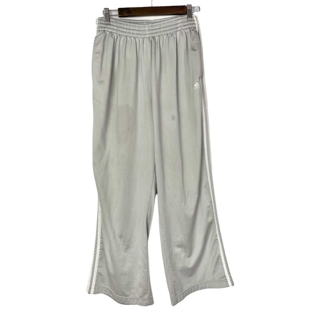 Adidas Y2K Gray Tri Stripe Basketball Pants M‎